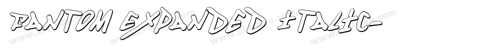 Fantom Expanded Italic字体转换